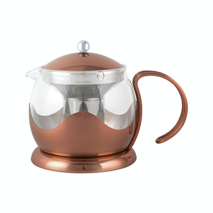 La Cafetière Izmir Glass Tea Infuser Copper