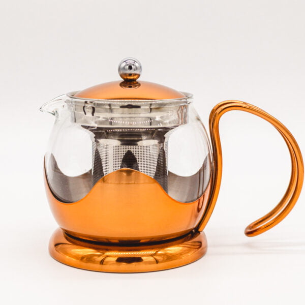 La Cafetiere Copper Teapot Infuser for quick & easy loose leaf brewing