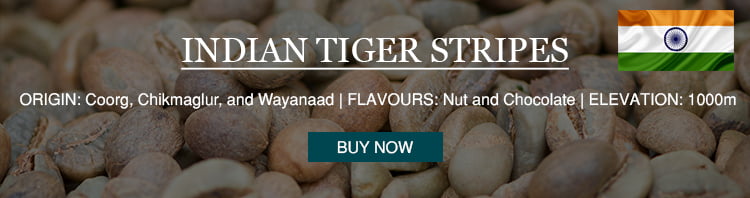 Indian tiger stripes single origin coffee