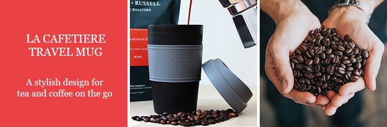 La Cafetiere Stylish Travel Mugs Perfect for Tea or Coffee on the go