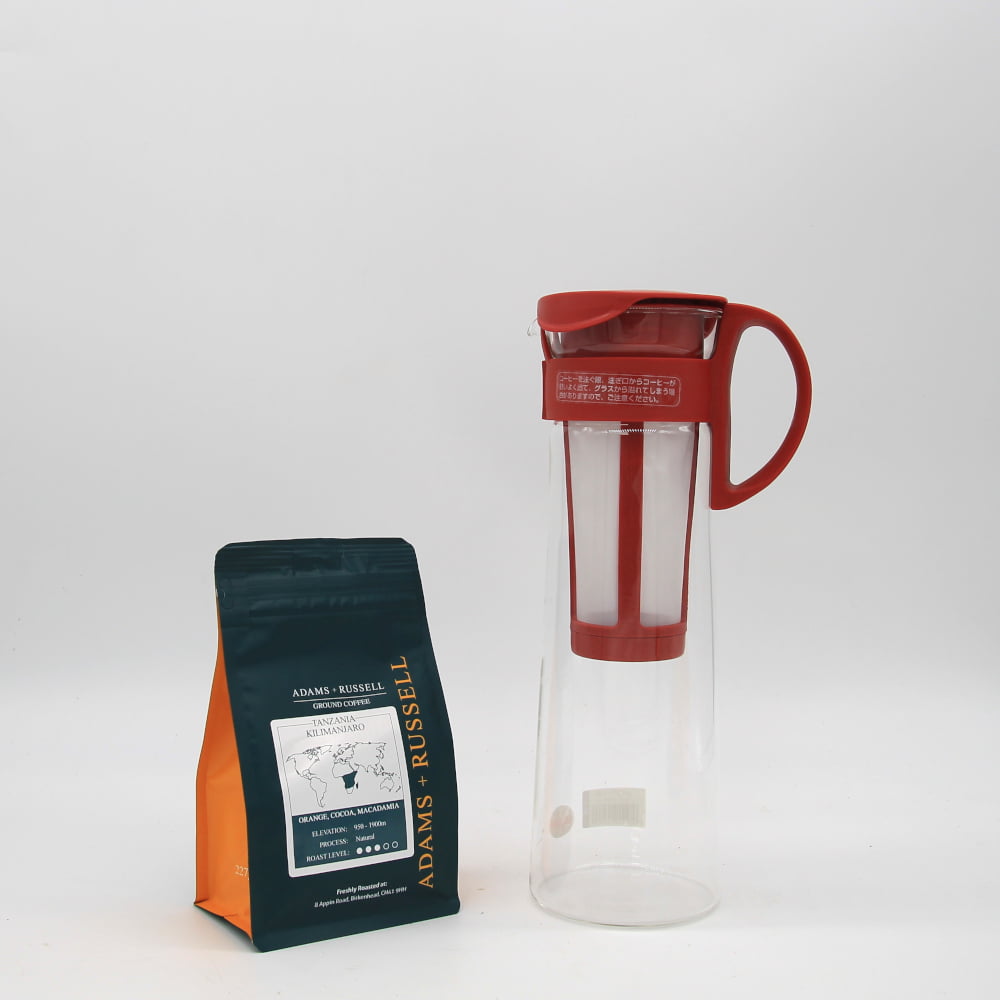 Hario Cold Brew Coffee Pot Mker 1000ml (1 Litre) Red, Instructions
