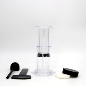 Aeropress Clear Coffee Maker + Free Coffee